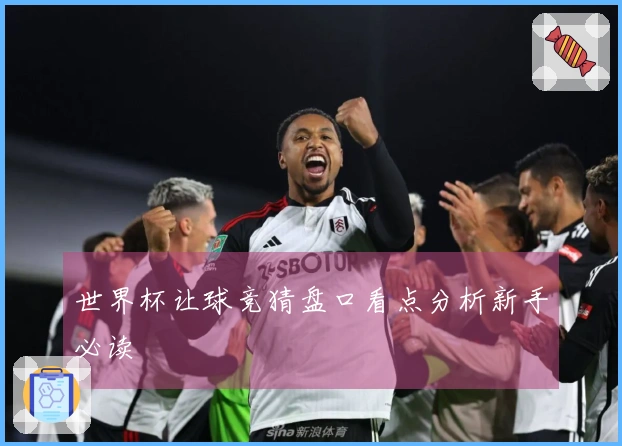 世界杯让球竞猜盘口看点分析新手必读